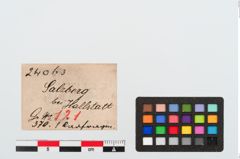 Etiketten zu Bronzeradanhänger (NHMW-PRAE-024063)